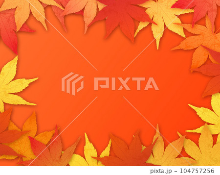 紅葉　秋イメージ素材 104757256