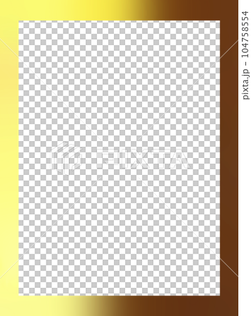 金枠のフレーム 104758554