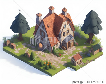 ゲームの家[AI生成画像] 104759031