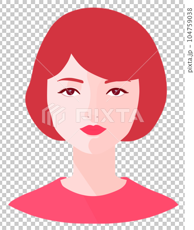 女性的臉 女性的臉 104759038