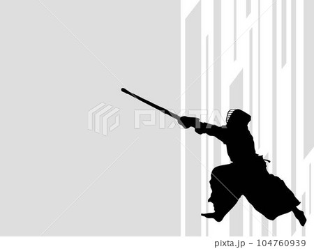 剣道をイメージしたイラスト 剣道をイメージしたイラスト 104760939