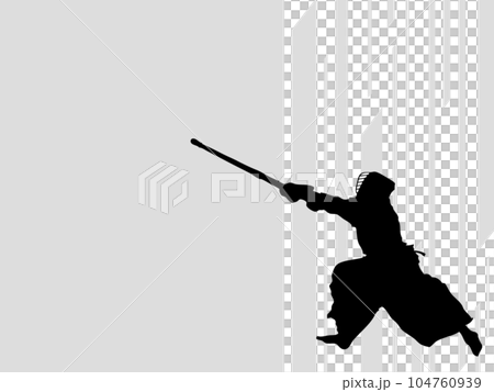 剣道をイメージしたイラスト 剣道をイメージしたイラスト 104760939