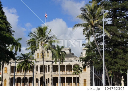 ハワイ ホノルルのイオラニ宮殿 104762305