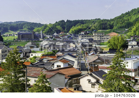 久井町の街並み 広島県三原市 久井町の街並み 広島県三原市 104763026
