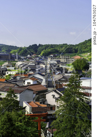 久井町の街並み 広島県三原市 久井町の街並み 広島県三原市 104763027