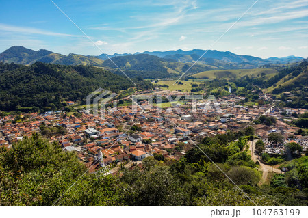 Panoramic view of Sao Bento do Sapucai city, in Sao Paulo state, Brazil Panoramic view of Sao Bento do Sapucai city, in Sao Paulo state, Brazil 104763199