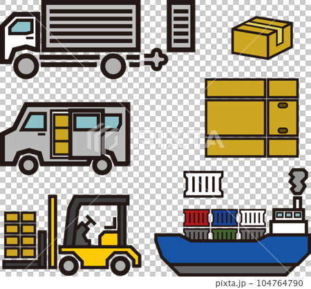 Illustration of logistics (logistics) Illustration of logistics (logistics) 104764790
