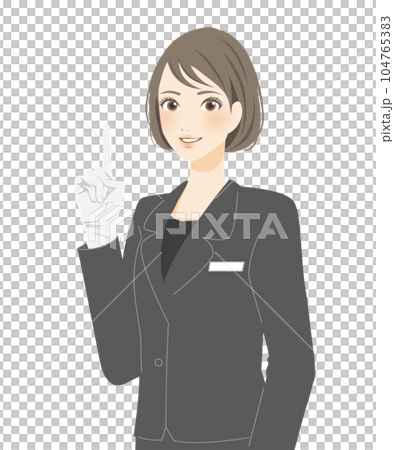 お葬式の流れをサポートする従業員のイラスト 104765383