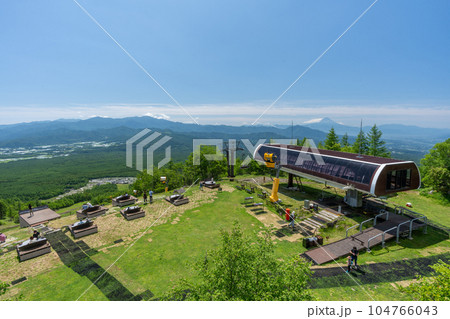 夏の清里テラス リフトで行ける標高1900mからの景色 夏の清里テラス リフトで行ける標高1900mからの景色 104766043