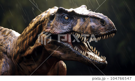 白亜紀の暴君T-Rexのイラスト素材 [104766547] - PIXTA