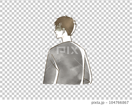 Shocked man 104766867