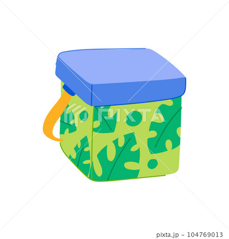 summer picnic basket cartoon vector illustration 104769013