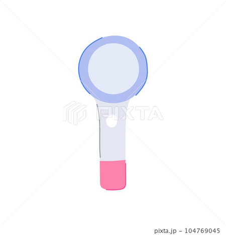 zoom magnifying glass cartoon vector illustration 104769045