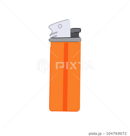 flame lighter fire cartoon vector illustration 104769072