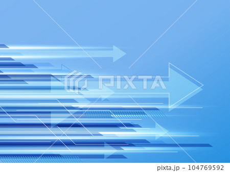 青の矢印イメージ背景 青の矢印イメージ背景 104769592