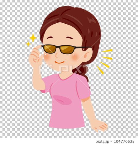 woman with sunglasses 104770638