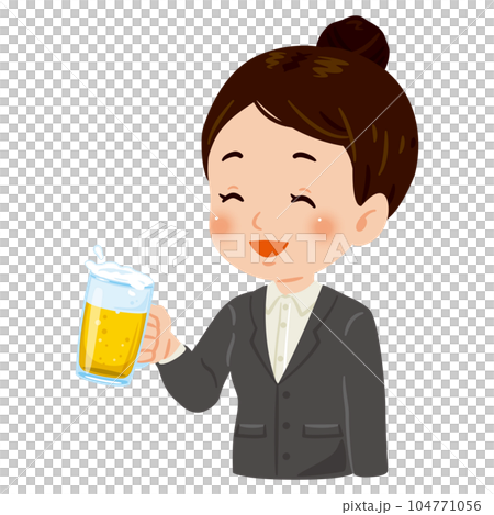 乾杯形象年輕女子 1 104771056