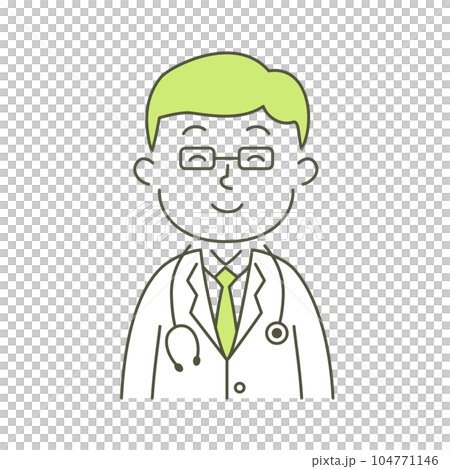 微笑的醫生的插圖 微笑的醫生的插圖 104771146