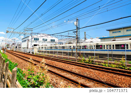 小田急電鉄 大野総合車両所の車両 検車区の風景 小田急電鉄 大野総合車両所の車両 検車区の風景 104771371