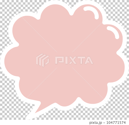 speech bubble balloon icon sticker memo keyword planner text box banner, flat png transparent element design 104771574