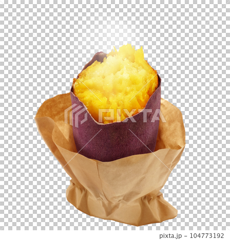 焼き芋のイラスト リアル 104773192