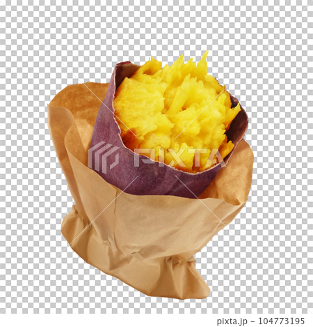 焼き芋のイラスト リアル 104773195