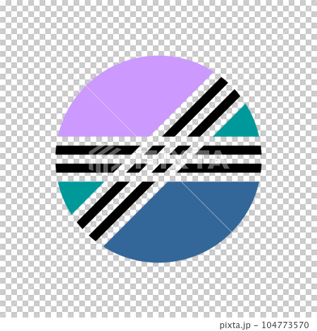 Abstract Geometric Circle Design Element. Vector Art. Abstract Geometric Circle Design Element. Vector Art. 104773570