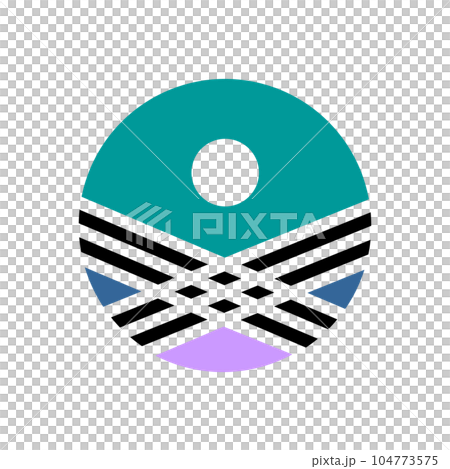 Abstract Geometric Circle Design Element. Vector Art. Abstract Geometric Circle Design Element. Vector Art. 104773575