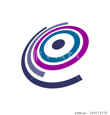 Geometric Rotation Element for Logo Design. Abstract Icon. Vector Art. Geometric Rotation Element for Logo Design. Abstract Icon. Vector Art. 104773578