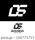 Letter Monogram D S DS SD in Modern Clean Logo 104773753