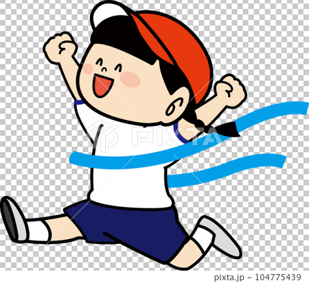 girl happy to score a goal 104775439