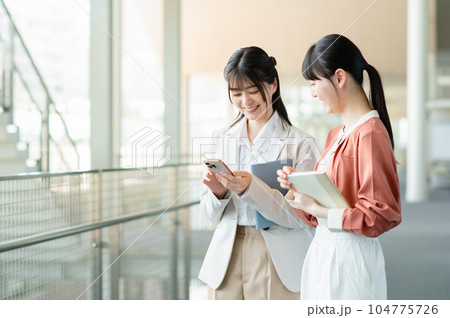 オフィスで働く若いビジネスウーマン 104775726