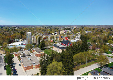 Aerial view of Mount Forest, Ontario, Canada Aerial view of Mount Forest, Ontario, Canada 104777065