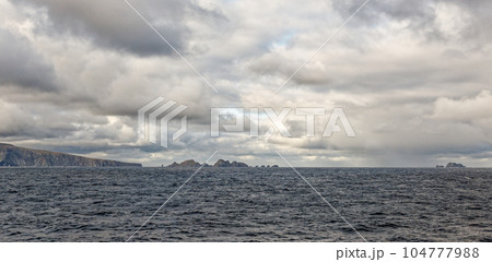 Cruising Cape Horn on Hornos Island, Tierra del Fuego, Chile, South America Cruising Cape Horn on Hornos Island, Tierra del Fuego, Chile, South America 104777988