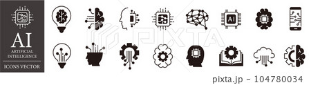 AI アイコン AI アイコン 104780034