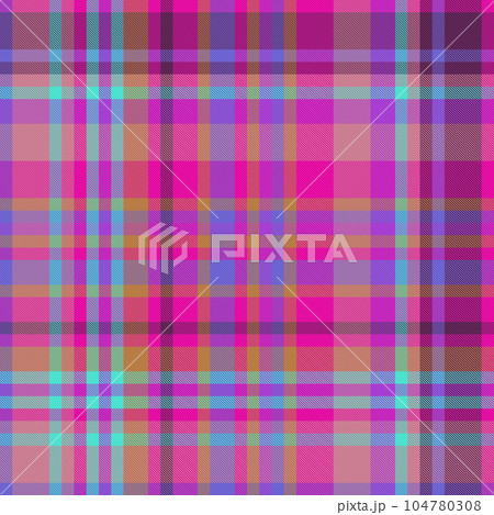Textile check seamless of texture background pattern with a tartan fabric vector plaid. 104780308