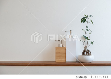 洗剤ケースと観葉植物 104780343