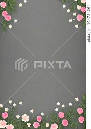 Colorful simple floral decoration, tiny flower illustration, background template, creative arrangement of nature and flowers. Good for banner, wedding card invitation draft, design element, and other. Colorful simple floral decoration, tiny flower illustration, background template, creative arrangement of nature and flowers. Good for banner, wedding card invitation draft, design element, and other. 104784264