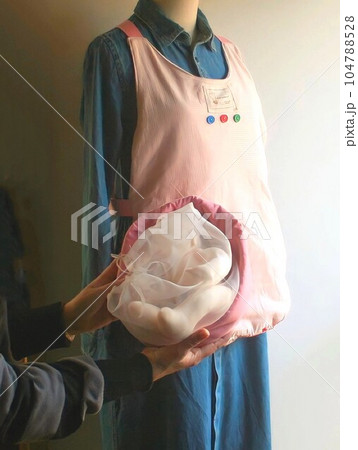 感動の妊婦体験　リアルな大きさ重さの胎児人形 104788528