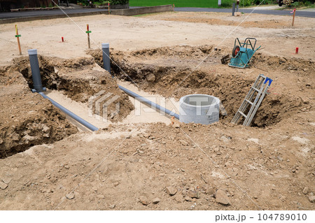 新興住宅地 ライフラインの整備 新興住宅地 ライフラインの整備 104789010