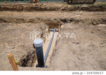 新興住宅地　ライフラインの整備 104789017