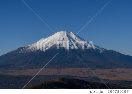 石割山からみた富士山 石割山からみた富士山 104789197