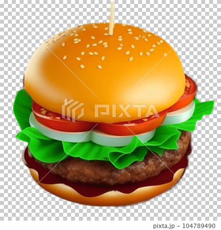 Hamburger food Hamburger food 104789490