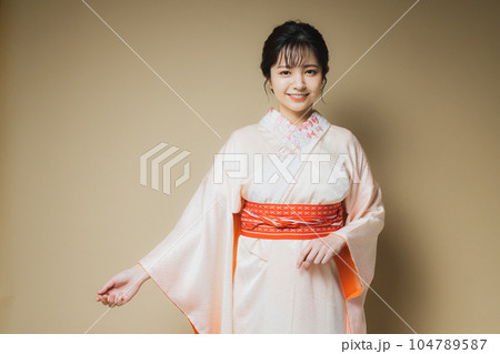 振袖 長襦袢 刺繍半襟 振袖 長襦袢 刺繍半襟 104789587