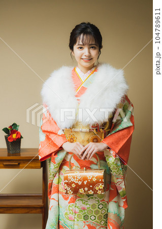 振袖 成人式 フェザーストール 振袖 成人式 フェザーストール 104789611