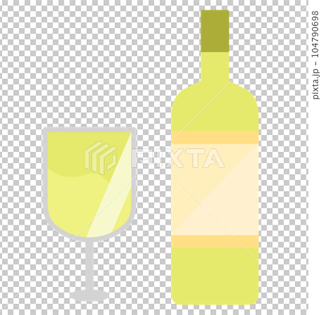 簡單的白葡萄酒 簡單的白葡萄酒 104790698