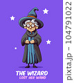 Vector Illustration, The Wizard Lost her Virginity 104791022