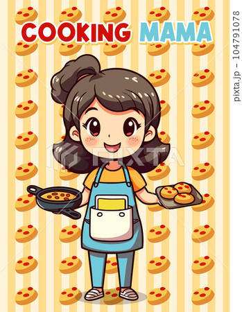 Vector Illustration, Cooking Mama Vector Illustration, Cooking Mama 104791078