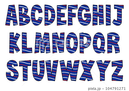 Adorable Handcrafted Great USA Font Set 104791271