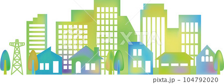 都市イメージ水彩風 都市イメージ水彩風 104792020